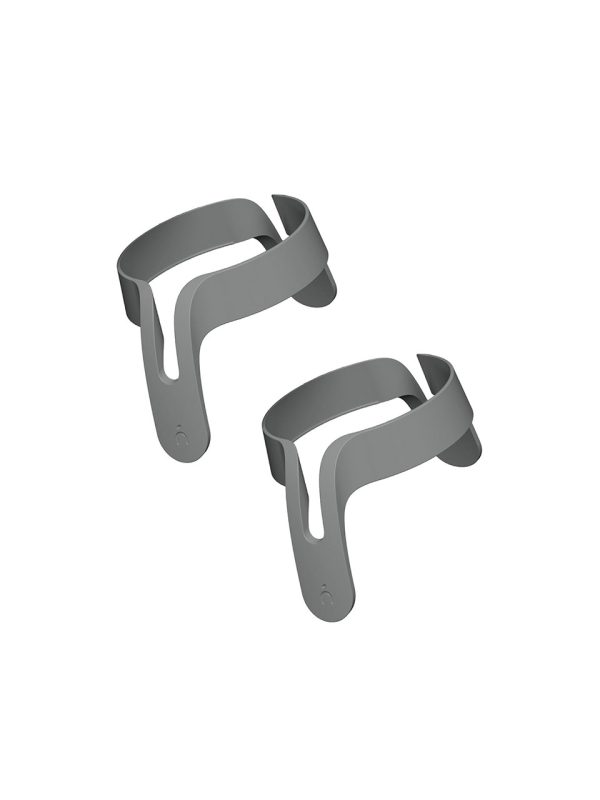 Asas para biberón de color gris