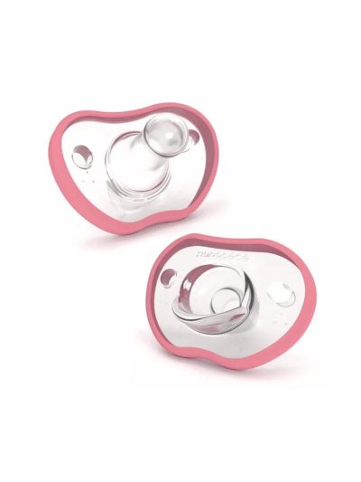 chupones para bebé de color rosa