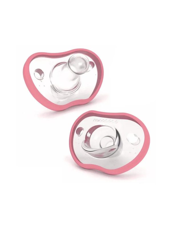 chupones para bebé de color rosa